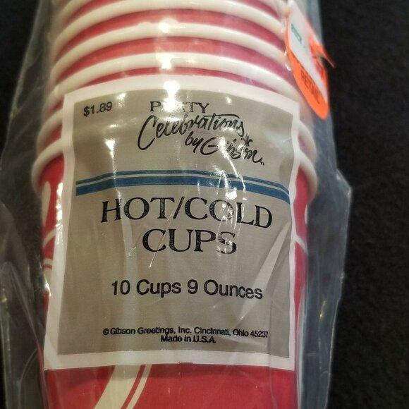 Vintage Valentines Hearts Party Paper Plates Cups Napkin Lot New - Picture 4 of 8